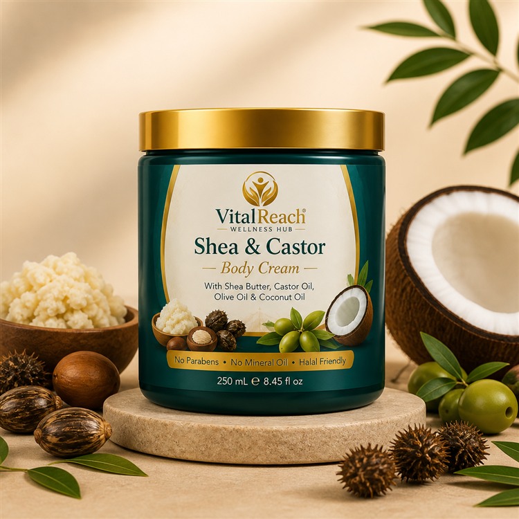 Shea & Castor Body Cream – 250 ml