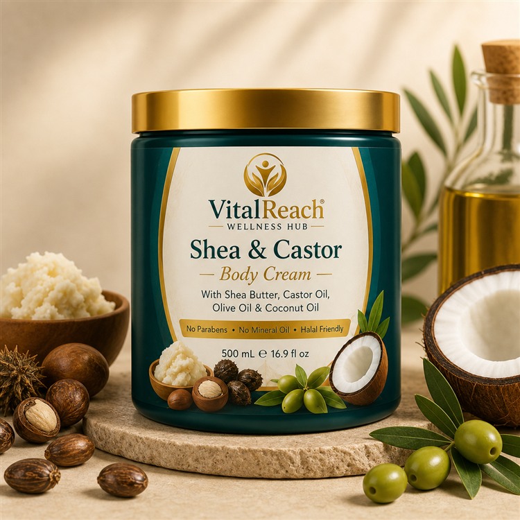 Shea & Castor Body Cream – 500 ml